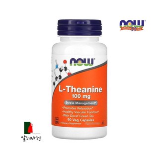 나우푸드 엘 테아닌 100mg 90베지 캡슐, 90정, 1개