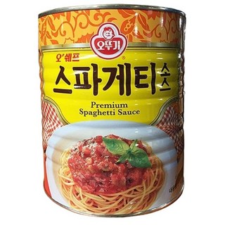 스파게티소스(오뚜기 3k)/파스타/업소/소스/식자재/요리/재료/양식/식당/호텔/레스토랑/홈파스타/요식업, 3kg
