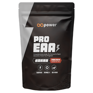 GOpower PRO EAA 必需胺基酸 檸檬紅茶風味, 420g, 1個