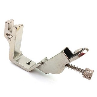 공업용노루발 본봉 미싱 고무줄 텐션 노루발 S537, 1/4, 1개