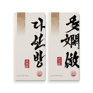 공식 다한방, 2박스, 63g