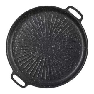 30cm-34cm 加厚太陽紋不粘烤盤 烤肉盤 平底不粘鍋, 1個, 34cm太阳烤盘, 34cm