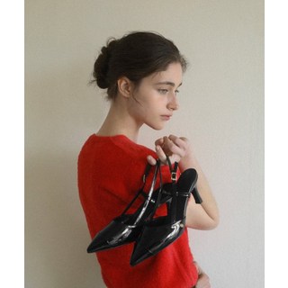 사뿐 SAPPUN 아린스 에나멜 슬링백힐 5/7cm