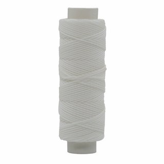 南美蠟線 粗0.8mm 長1500公分 三股編織線 編織蠟線 手工藝品材料, M000白, 1個