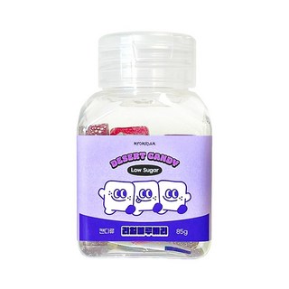 묘미담 수제 저당 디저트 캔디 리얼블루베리, 2개, 85g