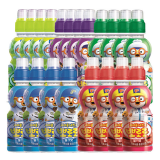 뽀로로음료 5종혼합 20펫(딸기/사과/밀크/샤인머스켓/블루베리), 235ml