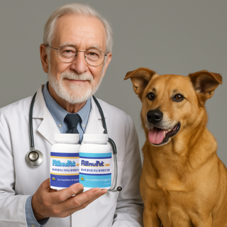 올뉴펫 중대형견영양제 강아지영양제 코큐텐 항산화 심장 관절 면역 눈 50종류 이상 고기능성 모닝 이브닝 총 120캡슐, 1세트, 종합영양제, 240정