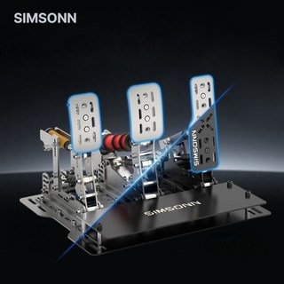 SIMSONN PlusX 레이싱 페달 유압 진동 시뮬레이터 PC USB 호환, 1개, 플러스 메인 컨트롤 박스