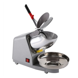 110V商用碎冰機 刨冰機 剉冰機 沙冰機 碎冰器 打冰機 雪花刨冰機 奶茶店/家用碎冰機 電動碎冰機 餐飲店適用, 銀灰色