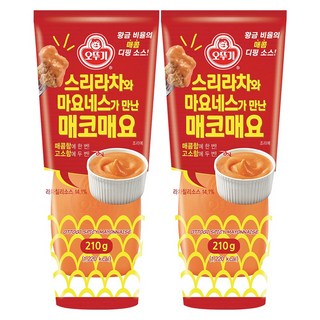 오뚜기 스리라차와 마요네스가 만난 매코매요 210g 2개, 420g, 1세트