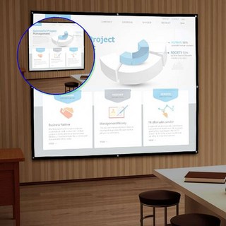 쌍문상회 이동형 홈시어터 가정용스크린 프로젝터스크린 빔스크린 l 대형스크린 40872EA, 본상품