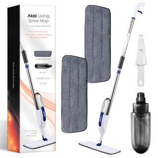아케이 리빙 스프레이 밀대걸레 + 극세사패드 2p, 1세트