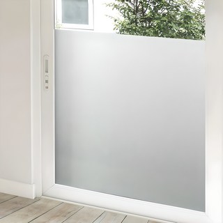 GNHom 背面黏貼防水玻璃窗貼, 霧感薄霧