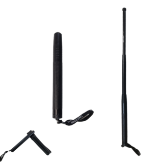 무디 호신용 3단봉 경찰 호신용품 삼단봉 경찰봉 진압봉 블랙, 검정, 2개