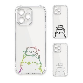 24H快速出貨 TRON 三星 A52/52s 貓咪疊疊樂 四角防摔 軟殼 手機殼