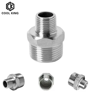 1/8 "1/4" 1/2 1 "2" BSP 암나사 감속기 304 스테인레스 스틸 파이프 피팅 커넥터 어댑터, 01 SS304, 10 2 to 3I4 Inch, 02 Male reducer