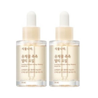 꿀의 영양으로 촉촉하게 보습 식물나라 유채꿀 촉촉 멀티오일, 2개, 30ml