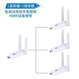소형 무선 영상 송수신기 TV 방송 비디오 고화질, 17 100미터 수직형 쌍안테나 1발 3수, 1개