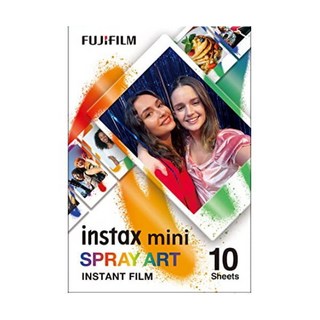 FUJIFILM 富士 instax mini 拍立得底片 (2入/20張/卡通/空白), 1個, mini 噴畫底片20張