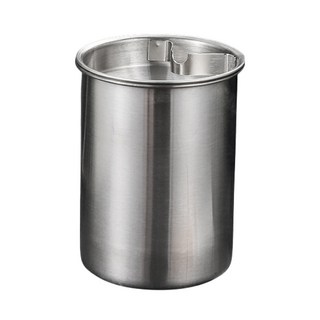 VO17 台灣出貨 不鏽鋼煙灰缸 防風防飛煙灰缸 室內外兩用 菸灰缸, 銀色, 1個