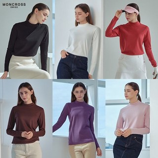 [쇼핑엔티] [단독방송] 몽크로스 25FW 초특가! 기능성 양면 기모 티셔츠 6종 여성