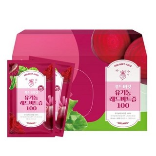 푸드버킷 유기농 레드비트즙 100, 80ml, 30개