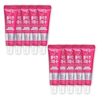 다이나믹스킨 콜라겐 크림 플러스 주름개선 피부탄력 고보습 약국화장품, 10개, 35g