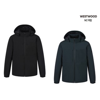 [웨스트우드] (한정수량 특가세일) 남성 겨울 보온 경량 후드탈부착 기능 덕다운 패딩 자켓 / 오리털 80:20으로 편안한 착용 / 야외활동 출퇴근룩 일상복 캐주얼