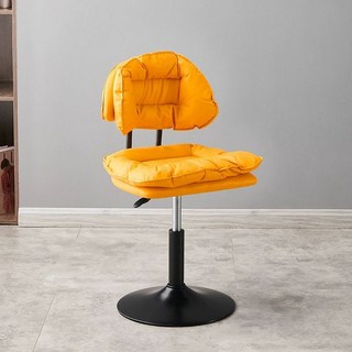 딜러 의자 회전 홀덤 홀덤펍 펍 높은 원형 홈바 철제 짧은 바텐더 높낮이조절 오렌지, 옐로우 라운드플레이트