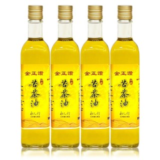 金正讚 冷壓初榨100%純天然苦茶油500ml/4瓶, 1個
