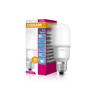 保固一年 歐司朗 osram 小晶靈 7W 9W 12W E14 燈泡 全電壓 小雪糕 水晶燈, 1個, E27,10W 自然光