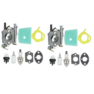 Husqvarna 용 2X 기화기 공기 피터 123 322 323 325 326 327 ZAMA C1Q-EL24 TRIMMERS CARB 503283401, 은