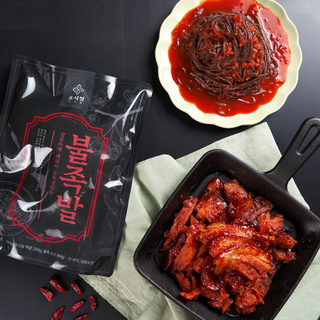 [호시절밀키트] 양산맛집 국내산 순살 매운 불족발+막국수 꿀조합 패키지 불족발1+막국수1, 불족발, 1세트, 250g