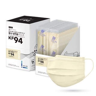 KF94 덴탈 마스크 대형 중형 연베이지 베이지 국산 위생지퍼백 퓨린스케이, 1개, 베이지, 30개입