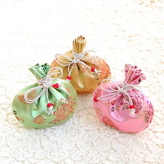 어린이날복주머니 전통주머니 양단주머니 외국인선물 고급복주머니 설날복주머니, 1세트