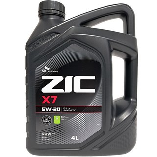 ZIC X7 5W30 SP 4L 가솔린 엔진오일, 1개