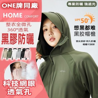原紗黑膠涼感冰絲防曬衣 - 情侶款戶外防曬外套，抗UV透氣騎車防曬外套