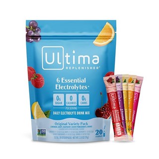 Ultima Replenisher 電解質粉末飲料 20條 綜合原味, 1個, 70ml