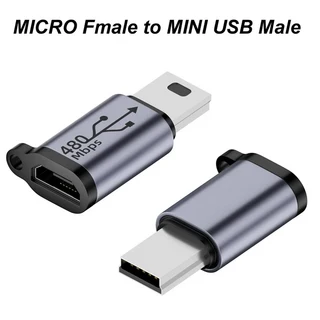 쿠쿠스토어 Type-c - Micro 미니 b 어댑터 480Mbps 데이터 전송을 위한 Famale, 01 micro to mini usb