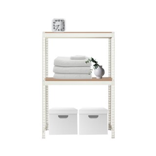 피피랙 미니 선반 수납 다용도실 무타공 앵글 철제 조립식 수납장 렉 가로 800mm, 800*800*1800*5s, 1개, 화이트