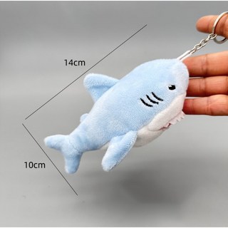 創意可愛鯊魚玩偶掛件 包包/背包吊飾 鑰匙扣掛件