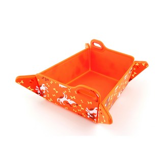 펫토리아 르칙 반려동물 피크닉 접이식기, 오렌지 독, 1개