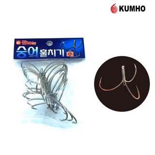 금호조침 숭어 훌치기 바늘 KS-376 바다낚시 숭어바늘, 1개, 소