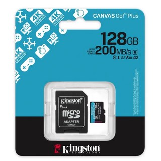Kingston 金士頓 MICRO SDXC 記憶卡 V30 讀200MB/s 寫160MB/s 台灣製, 1個, 128G