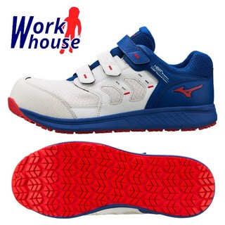 【Work house】MIZUNO 美津濃 防水透氣輕量工作鞋 3E寬楦塑鋼頭安全防護鞋 F1GA256103