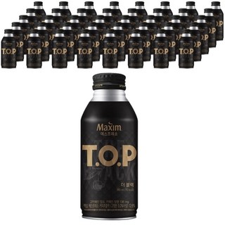 [TOP] 맥심 티오피 더블랙 캔커피 380mlx48캔, 48개, 380ml