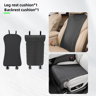 오펠 아스트라 J 인시그니아 G 코르사 자피라 B 모카 비바 뒷좌석 등받이 커버용 자동차 시트 쿠션 다리 받, 01 가죽, 01 사계절, 02 cushion leg-1Set