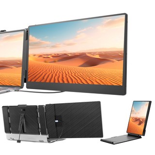 KEFEYA S1 14인치 휴대용 듀얼 스크린 사용 이미지