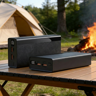 CCAGU 캠핑전용 보조배터리 대용량 30000mAh 고속충전 66W C타입 멀티단자 LED 잔량표시, 블랙