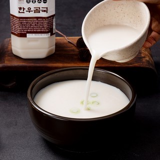 농부미학 한우사골곰국 진한 국물 보양식, 1개, 1.5L